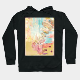 Figment - Manual and digital collage Hoodie